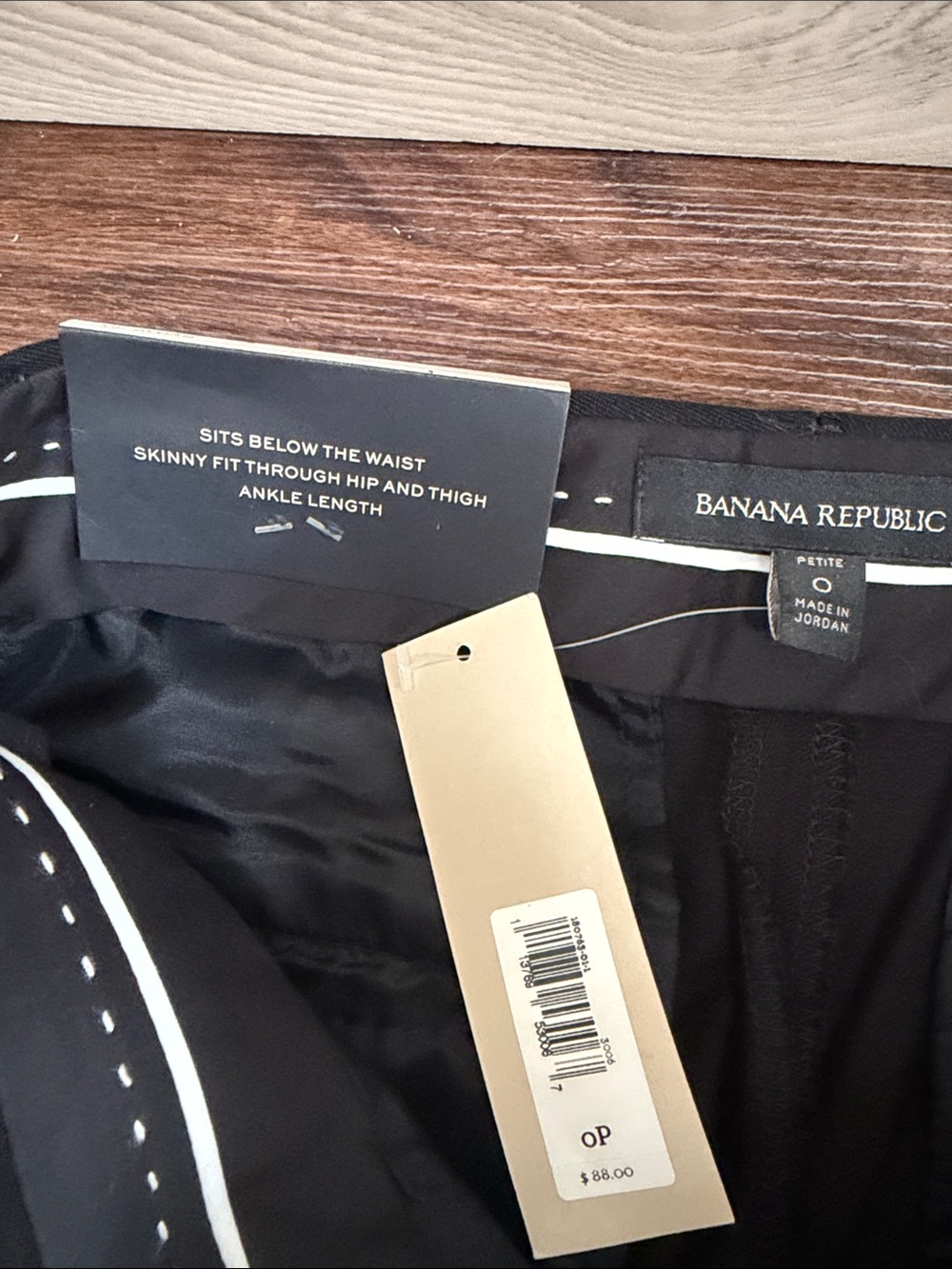 Banana Republic Black Slim Dress Pants - Picture 4 of 8